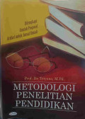 Metodologi Penelitian Pendidikan